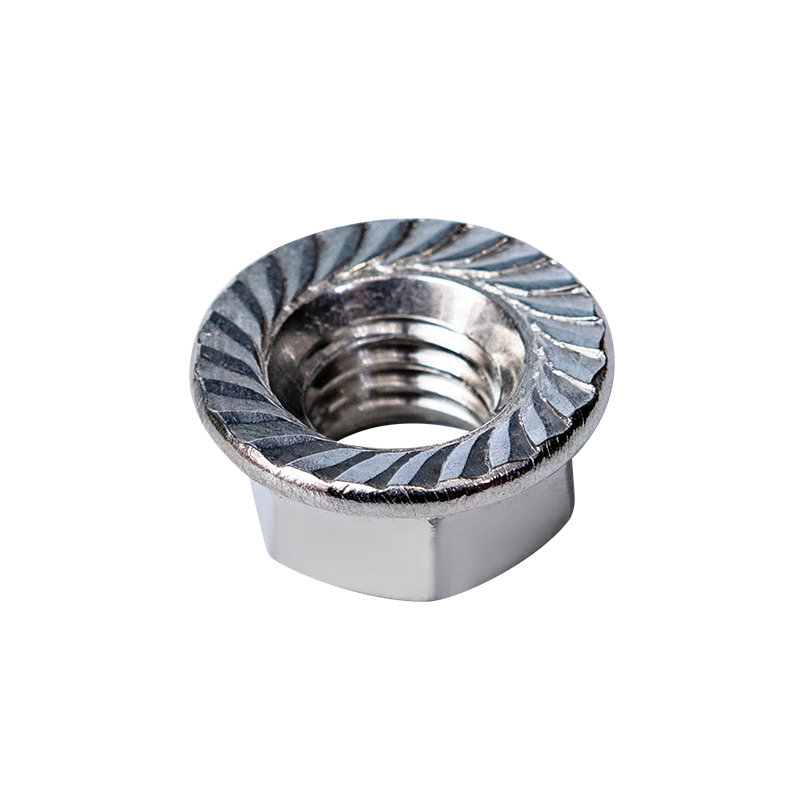 SS304 DIN6923 M8 NUTS DE PRIBA HEXAGON