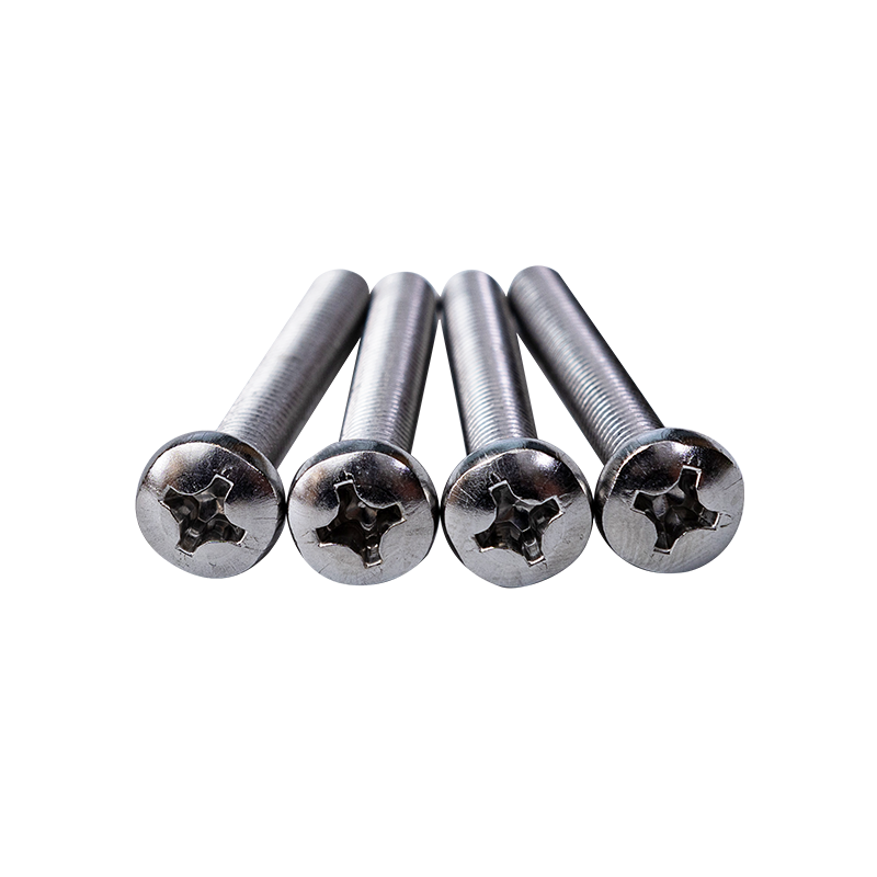 SS304 GB818 M4 Tornillos de máquina de cabezas de sartén empotrada cruzada